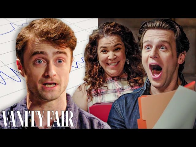 Daniel Radcliffe, Jonathan Groff & Lindsay Mendez Take Lie Detector Tests | Vanity Fair