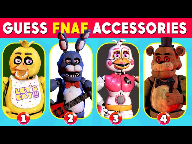 Guess The FNAF Character by Their Accessories - Fnaf Quiz | Five Nights At Freddys