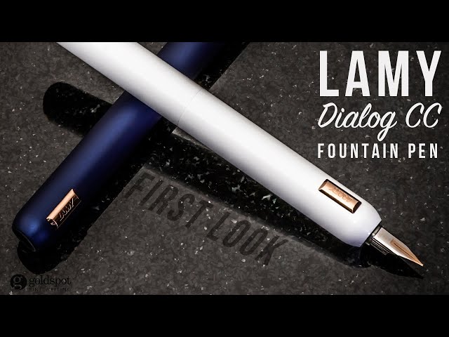 Lamy Dialog CC Fountain Pen - First Look