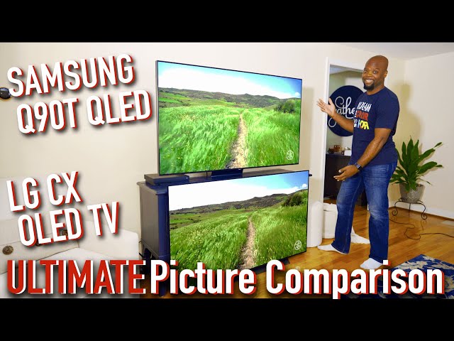 2020 LG CX OLED vs Samsung Q90T QLED Picture Comparison | Bright as Day, Dark as Night
