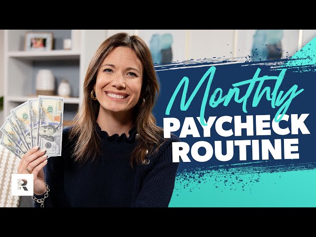 Do This EVERY Time You Get Paid (Paycheck Routine)
