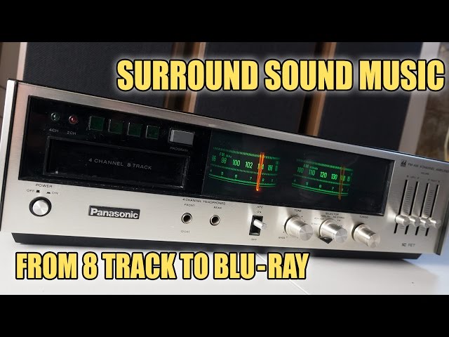 8-track quadraphonic to Blu-Ray Audio - surround sound in music