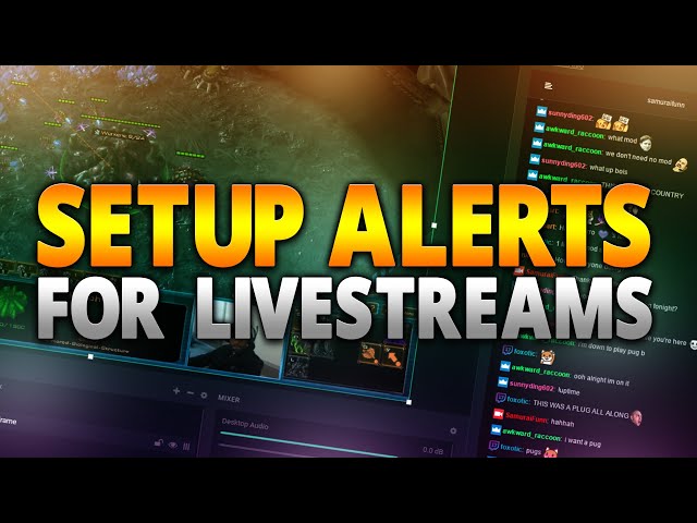 How To Setup DONATION/FOLLOWER  ALERTS for Livestreams 2020 (tutorial)