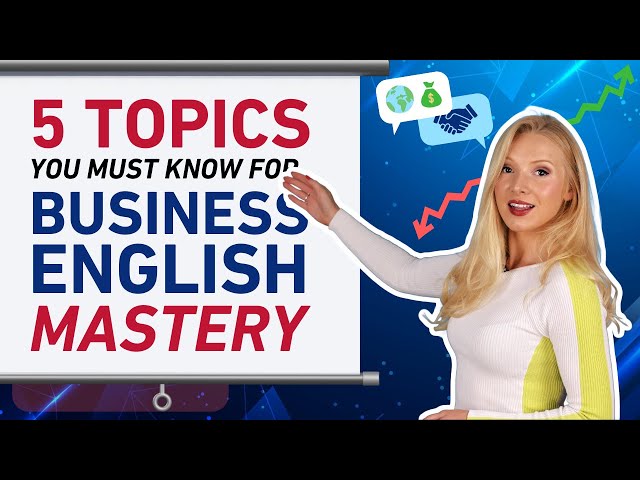 5 things you MUST KNOW to master Professional English | Business English