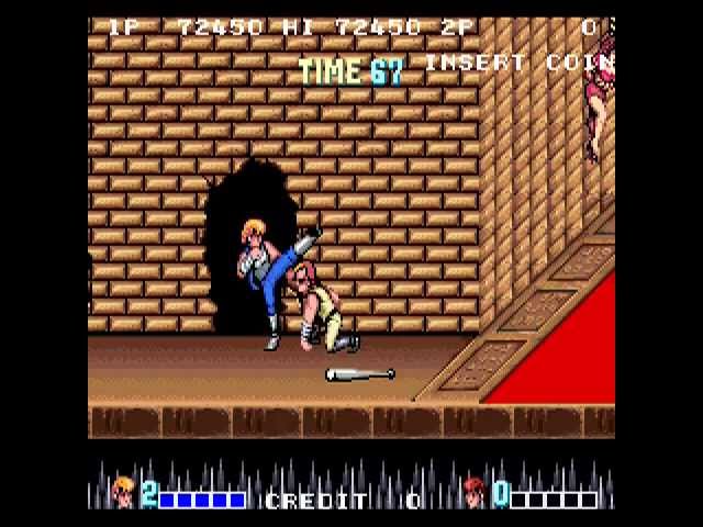 ✪ Double Dragon (Arcade) - Whole game with one coin