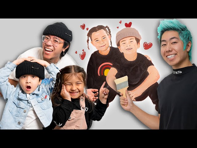 I Painted My Little Brother’s CRUSH All Over His Bedroom! **ft. ZHC, Nick&Sienna**