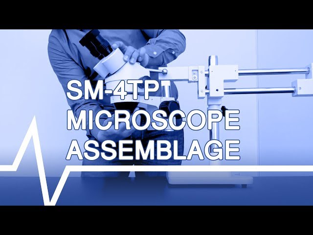 Dual boom tri-oculair SM-4TP Microscope assembly