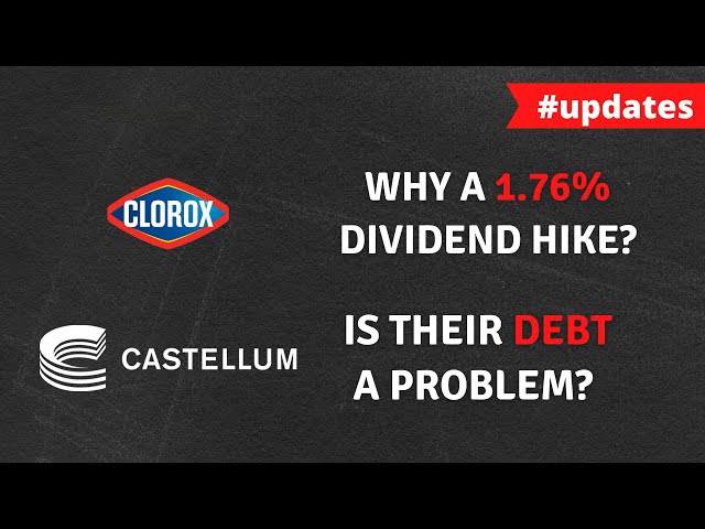 July Dividend Portfolio Transactions & my thoughts on Clorox and Castellum