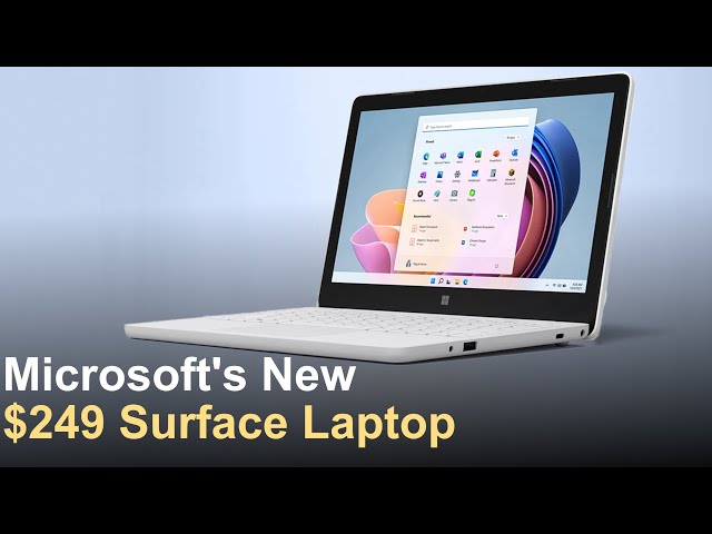 Microsoft's NEW $249 Laptop