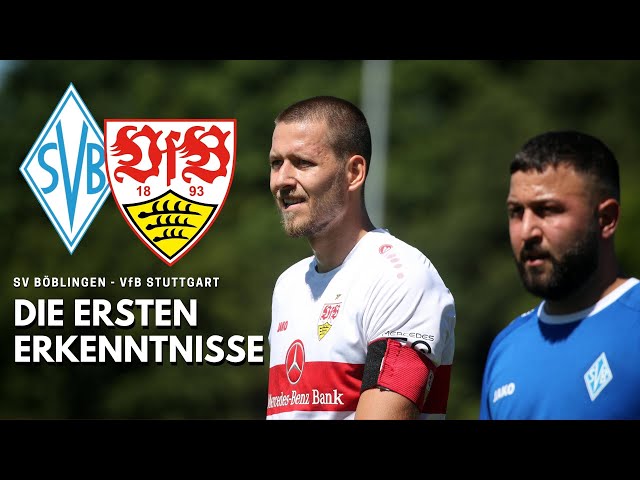 SV Böblingen gegen VfB Stuttgart - Erste Erkenntnisse vom Testspiel-Auftakt
