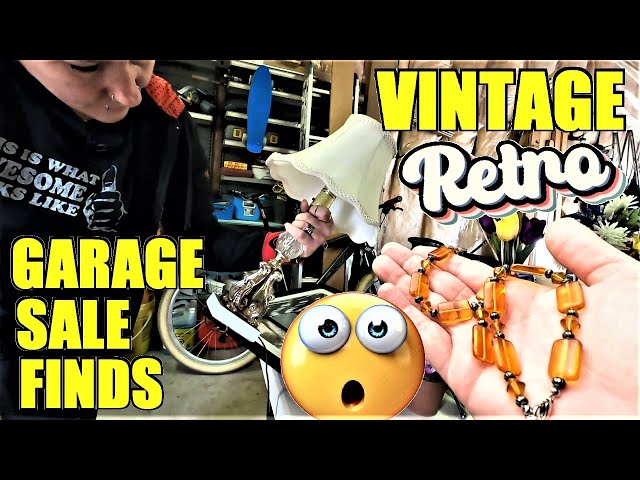 Ep544:  Vintage & Retro Garage Sale Finds!! 😀😀 Jewelry & Home Decor Finds!