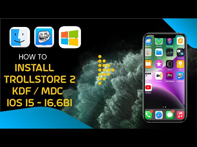 How to Install Trollstore 2 iOS 15 - 16 - 17 No Jailbreak IPA | Windows/Mac | Download Trollstore 2