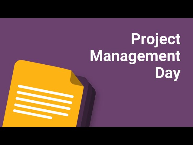 Project Management Day Video Template (Editable)