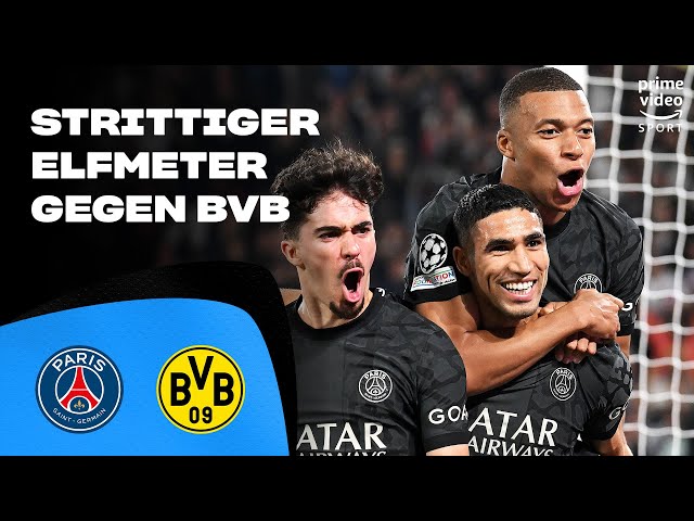 Paris Saint-Germain 2:0 Borussia Dortmund | Highlights - Champions League | Prime Video