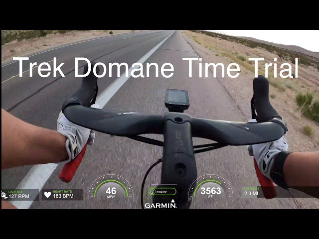 Trek Domane Time Trial Training - Red Rock to Summerlin - Bontrager Aeolus Pro 5 on R3 Tubeless 32MM