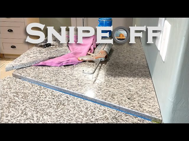 Updated DIY Granite Countertop Install, Epoxy Joint Filling Tips, (NO MUSIC ;)