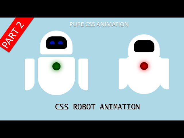 CSS Robot Animation Part 2 | Switch Button Effect On Robot With Pure CSS | Pure CSS Robot Animation.