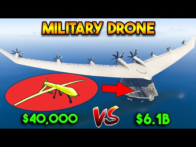 GTA 5 ONLINE : CHEAP VS EXPENSIVE (WHICH IS BEST MILITARY DRONE?)