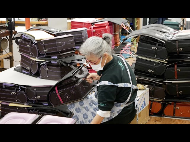 Amazing school backpack factory for elementary school students in Japan! That production process!