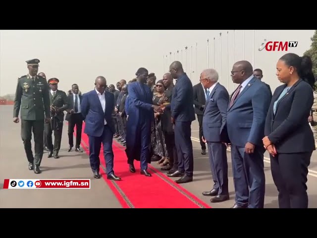 Guinée Bissau :  Le départ du Président Diomaye pour Dakar