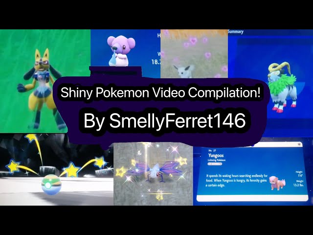 Shiny Pokemon Video Compilation!