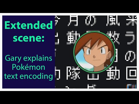 EXTENDED SCENE: Gary explains how Pokémon text encoding works