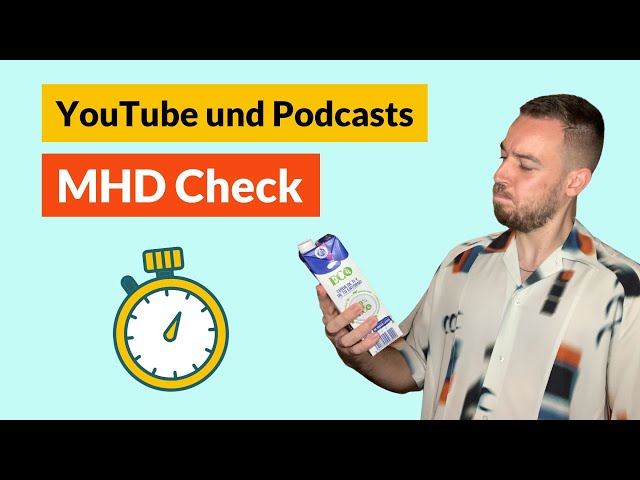 So bleibt dein Content länger haltbar: Youtube & Podcast im MHD Check