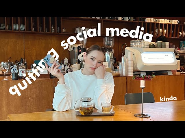 VLOG 💚 quitting social media, snowy Seoul, healthy mindset, tea ceremony & cozy cafes | Sissel