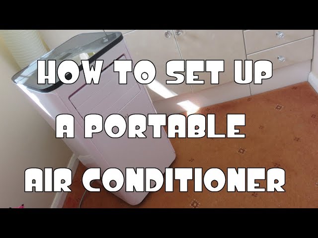 How To Set up a Portable Air Conditioner and Easy Installation