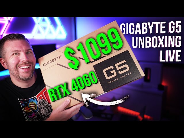 RTX 4060 for $1099 - Gigabyte G5 Unboxing, Benchmarks, 7+ Games, Display Test, and See Inside!