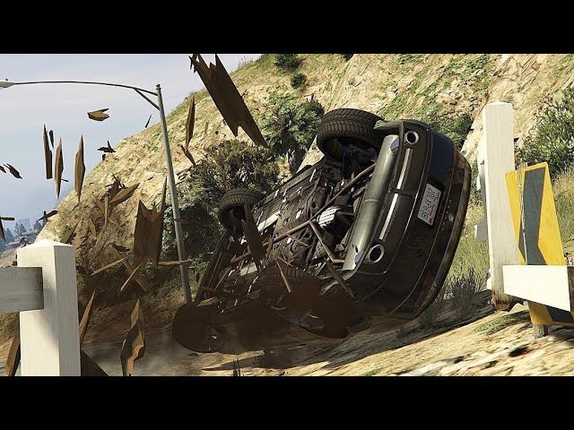 GTA 5 INSANE CAR CRASHES COMPILATION!!!