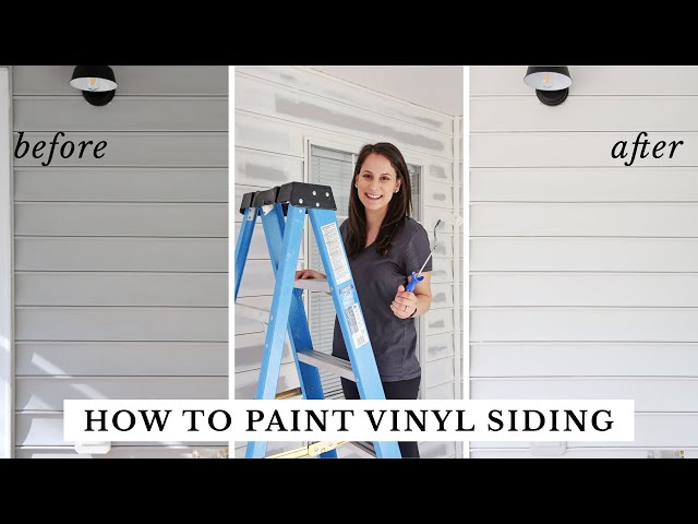 How to Paint Vinyl Siding!