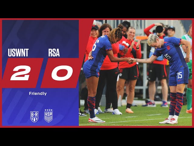 USA Beats South Africa in Megan Rapinoe's Last Game | USWNT 2-0 South Africa | Official Highlights