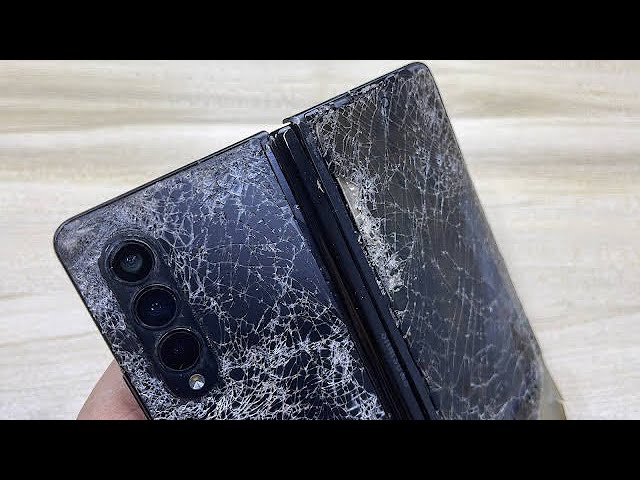 Galaxy Z Fold 3 Destroyed Restoration |ASMR Repair|
