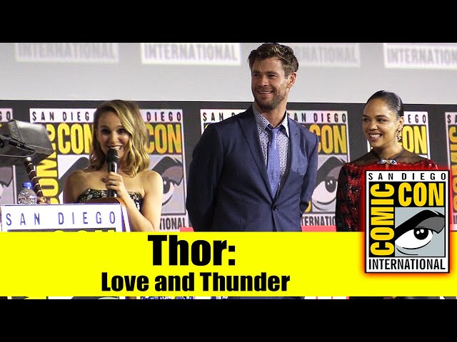 THOR: LOVE AND THUNDER | 2019 Comic Con Panel (Chris Hemsworth, Tessa Thompson & Natalie Portman)