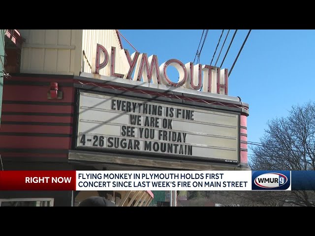 Less than week after fire forced evacuation of theater, Flying Monkey reopens