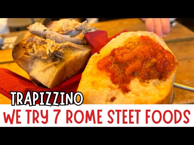 Rome Italy Street food "Cheap Eats" That You Will Not Want To Miss. We Share 7 Street Foods of Rome