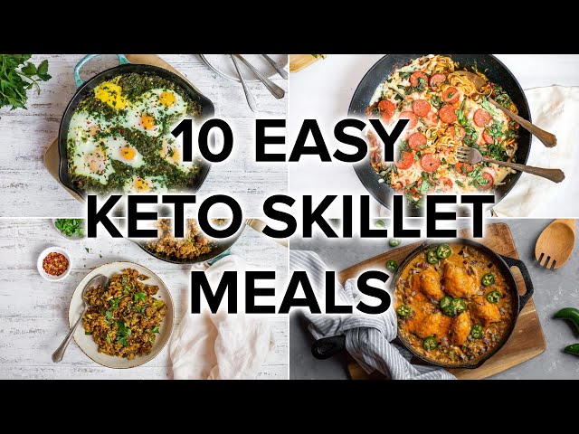 10 Easy Keto Skillet Meals [Simple Dinner Meal Prep Ideas]