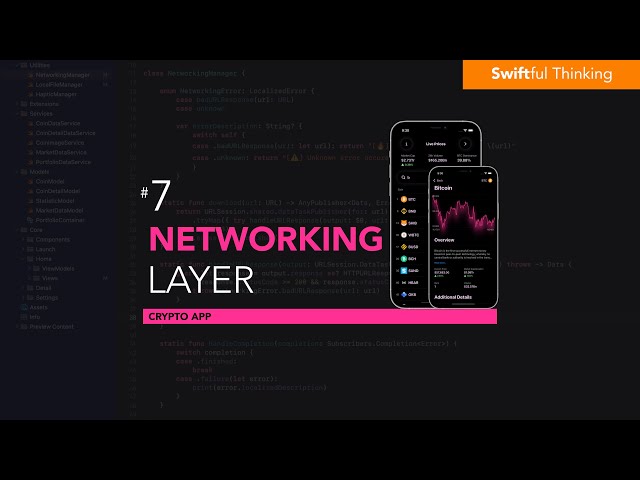 Add a reusable Networking layer | SwiftUI Crypto App #7