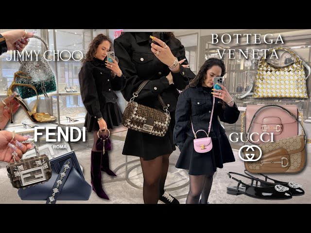 Luxury Shopping Vlog 2023 ft. LOTS OF NEW Bags, Fendi, Jimmy Choo etc