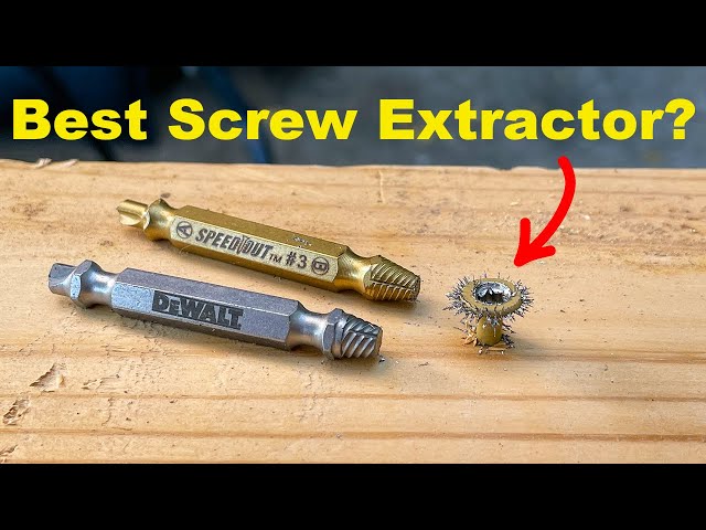 Best Screw Extractor!! DeWalt Vs. Speed Out Screw Extraction Set!! Which One Wins??