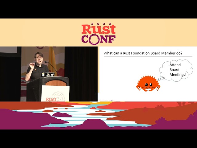 RustConf 2023 - Rustacean Community Interfaces: A Tale of Many Hats