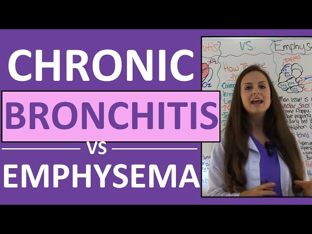 Chronic Bronchitis vs Emphysema Pathophysiology, Treatment, Nursing, Symptoms | COPD NCLEX Review
