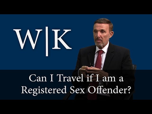 Can a Registered Sex Offender Travel?
