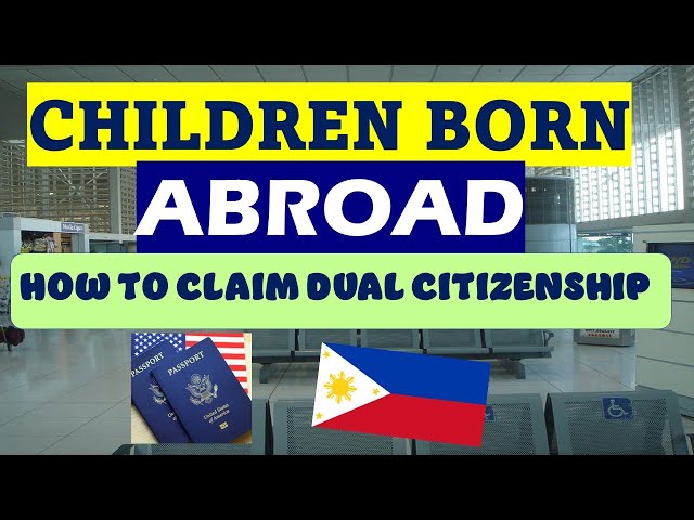 EASY DUAL CITIZENSHIP FOR CHILDREN BORN ABROAD| THE MOST IMPORTANT DOCUMENT