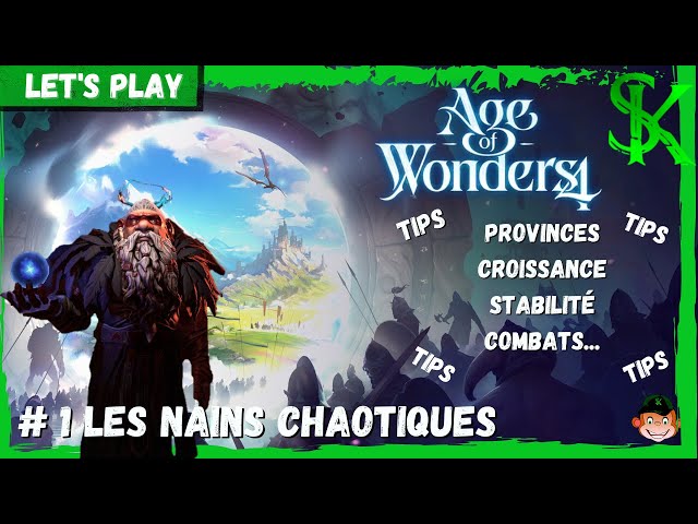 AGE OF WONDERS 4 [FR] : #1 Départ du let's play avec les Nains Chaotiques ! TUTO/TIPS
