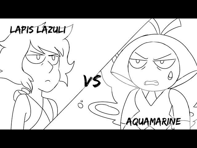 Lapis lazuli vs Aquamarine animation