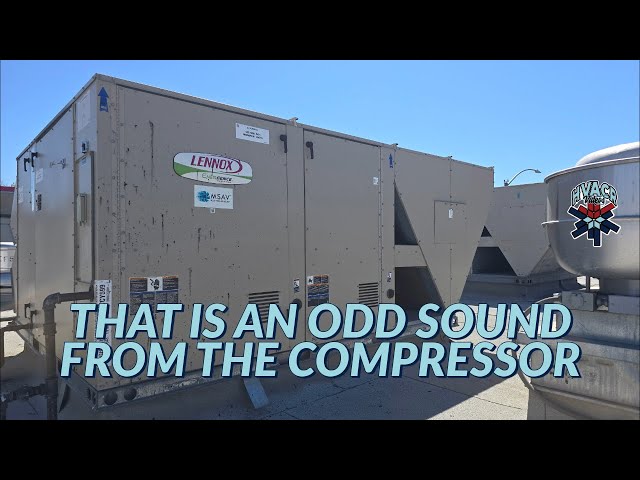 THAT IS AN ODD SOUND FROM THE COMPRESSOR