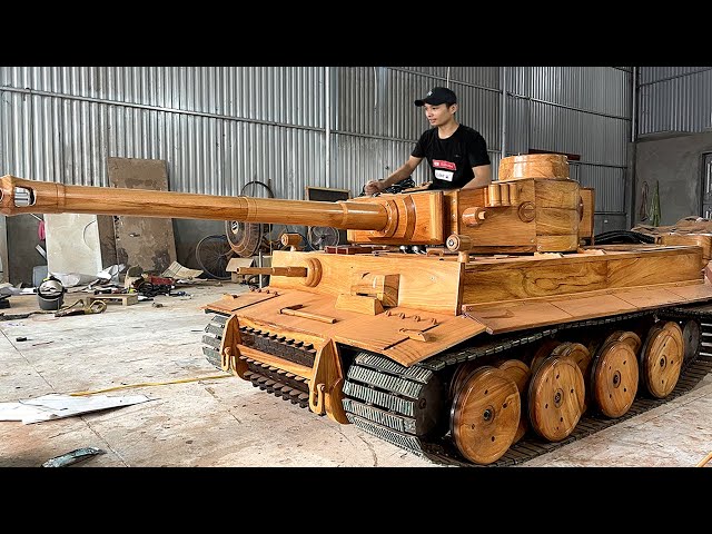 Dad Spends 3 Months Building His Son's Favorite Tank