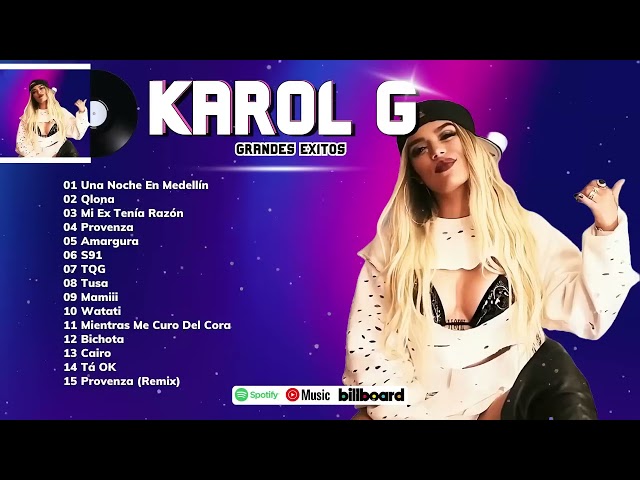 Karol G Grandes Éxitos Mix 2024 -  Lo Más Popular de Karol G 2024